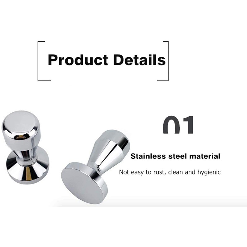 VIA CREMA - Tamper de café (57 mm, calibrado, 57