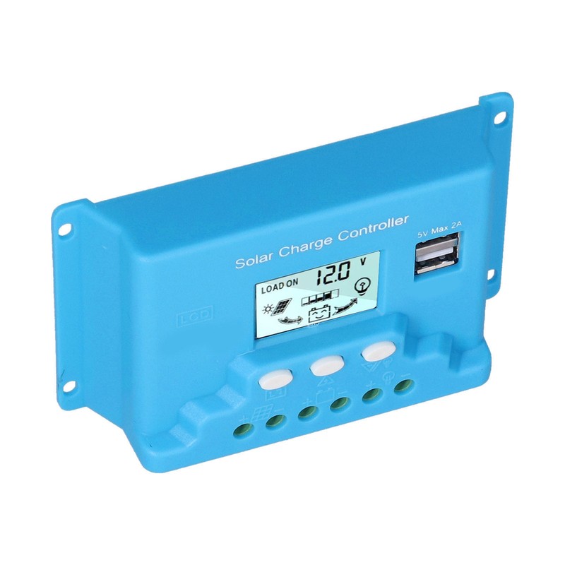 Solar Charge Controller LCD Anti Backfill Circuit Protection Solar Controller