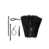100 Pcs Reusable Binding Ties 250mm Black Repeat Tie Insulation