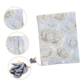 Operitacx Fabric Book Cover, Delicate Book Protection, Decorative Book Protection, Floral Book Cover, Adjustable Book Cover, A5 Fashion Textbook
