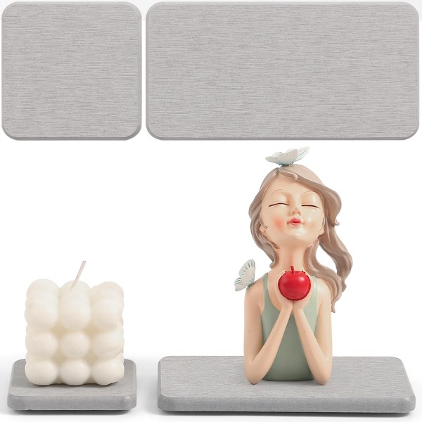 4PCS Quick-Drying Stone Soap Tray for Bathroom Counter, Diatomaceous Earth