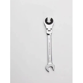 FLZOSPER 24mm Metric Fix Tubing Wrench，Flex-Head Gear Wrench, Ratcheting Fix Combination Wrench Spanner