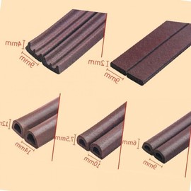Film window I type D type cold weather E type weather strip gasket large size Windproof D-White