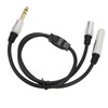 1 Split in 2 Sound Cable 1/4 Inch TRS Stereo