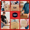 G4GADGET Pack of 3 Clear Packing Tape - Heavy Duty