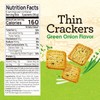 Vloong Green Onion Flavor Thin Crackers, Individual Packs with Versatile