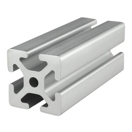 8020, 40-4040, 40 Series 40mm x 40mm 40x40 T-Slotted Aluminum Extrusion DIY Extruded Linear Slot Bar Rail Metric 80/20 (Clear Anodize, 215mm Long)