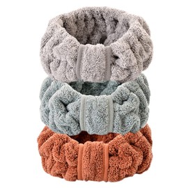 Make Up Headband for Washing Face Spa Remover Makeup Hair Band Face Headband Skin Care Towel Headband for Women and Girls (makeup3hou)