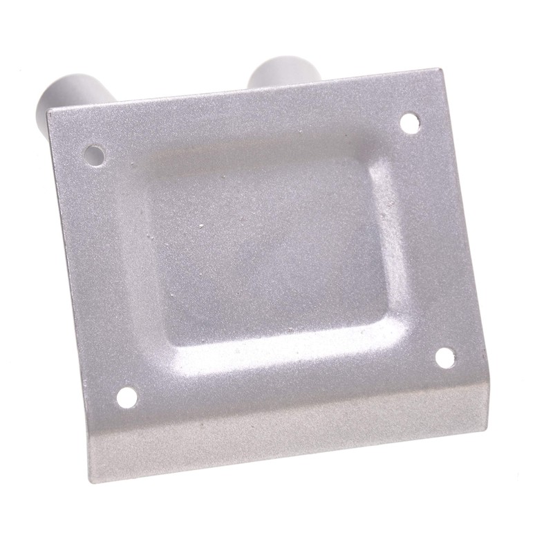 Aqbau Flag Holder Silver 2-Way Flag Pole Holder Flag Pole