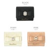 Reborn Company Trifold Wallet Compact Mini Wallet, Women's, Ribbon, Box