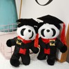 Acewen 1 Piece Class of 2025 Graduation Panda Keychains Graduate