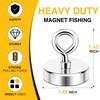 DIYMAG Neodymium Fishing Magnets, 150lbs (68KG) Pulling Force Rare Earth