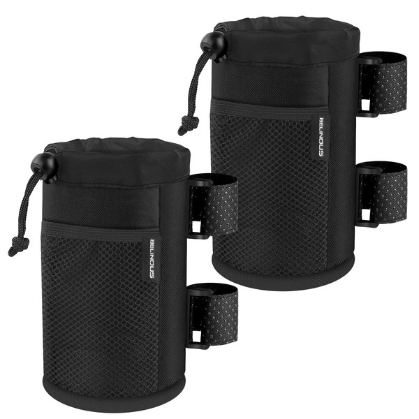 Belinous 2 Pack UTV Cup Holder for 8-32oz Bottles, Roll