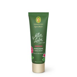 PRIMAVERA Alles Liebe Hand Cream 50 ml – Natural Cosmetics – Roses, Mandarin Fragrance – Protective, Nourishing