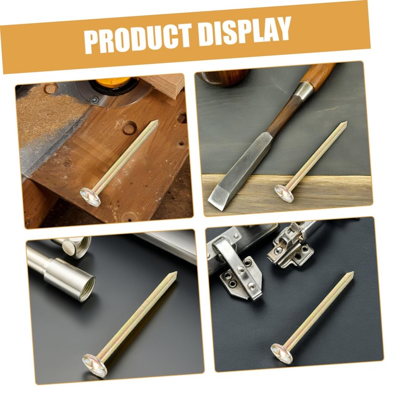 CAXUSD 8pcs Stainless Steel Survey Stakes Garden Stake for Yard