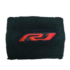 Lorick Motorcycle Brake Reservoir Sock Cotton Cover Compatible With Yamaha YZF R1 Black