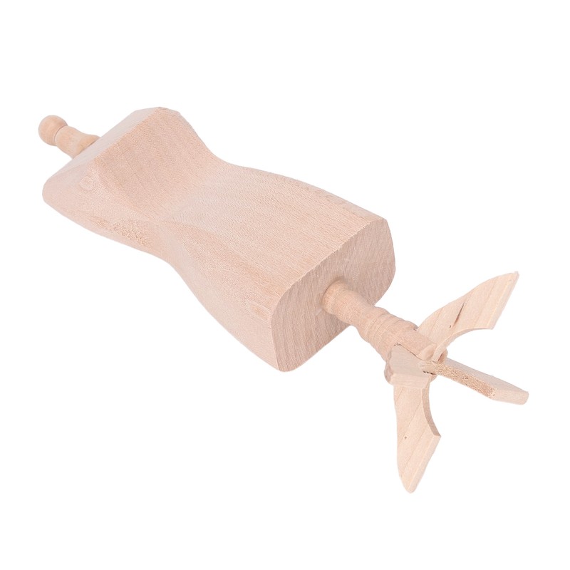 Dollhouse Wooden Mannequin 1:12 Lightweight Mini Clothes Display Holder Model