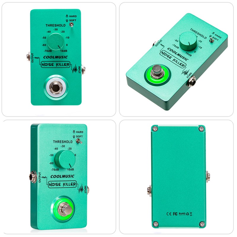 COOLMUSIC Noise Killer Effect Pedal True Bypass Noise Gate Guitar