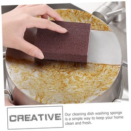 Baluue 10pcs Reusable Kitchen Scrub Sponges Multi-Functional Cleaning Sponges for Dishes Pans and Bowls and Efficient Household Cleaning Tool Easy to Clean and Maintain