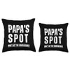 Papa’s Funny Grandpa’s Spot Throw Pillow