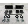 JBPerformance WESTERN snowplow Headlight steel 3" RISER SPACER KIT MVP-3