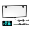 HIUGO Shaped LED License Plate LED Light License Plate Front