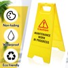 Geetery 4 Pcs Maintenance Work in Progress Floor Sign Two