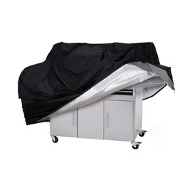 GLE2016 Grill Cover, BBQ Cover 58 inch,Waterproof BBQ Grill Cover,UV Resistant Gas Grill Cover BBQ Grill Cover, Heavy-Duty Wind-Proof, UV & Water-Resistant (Black, L（170 * 61 * 117cm）)