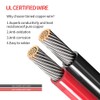 ELFCULB 10AWG 20FT SAE Connectors, Battery Alligator Crocodile to SAE,