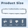 10" Chainsaw Chain Replacement for BAUER 64940 20V Cordless Chainsaw,