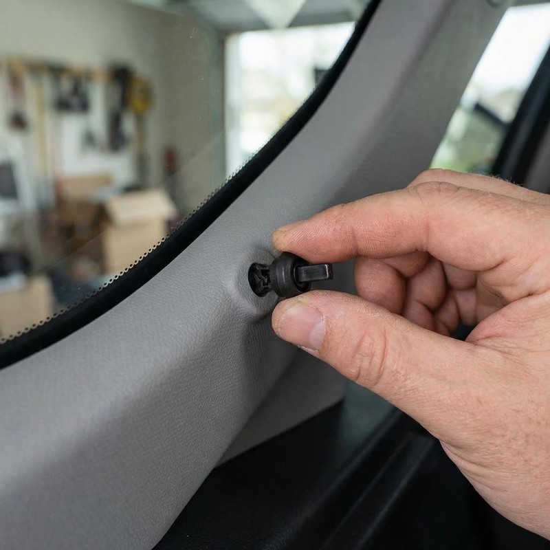 Leiwee Clip per Cappelliera Auto in Nylon PA6, Set da