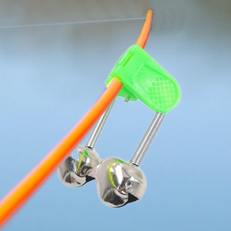 Fishing Pole Bells Clamp, Fish Bite Alarm 5 Fishing Pole