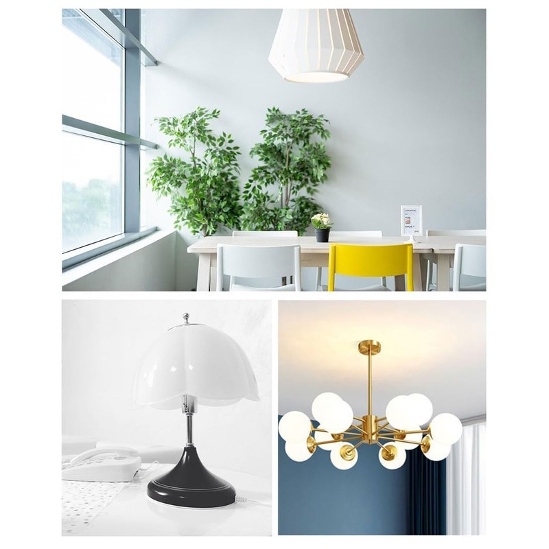 ANYPOWK 8W LED Corn Light Bulb - Equivalent 60W Incandescent,
