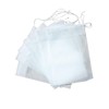Pack Of 100 Empty Drawstring Tea Bags Convenient And Brewing
