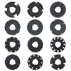 60009 60010 Optional Seed Plate 12 Set for EarthWay 10001 1001-B Garden Seeder Plants, Works for Sweet Corn, Radish, Leek, Asparagus, Spinach, Carrot, Beans and More