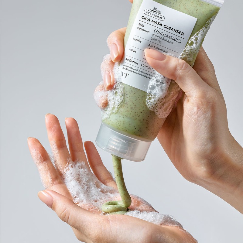 VT Cica Mask Pack Mochi Cleanser 120ml