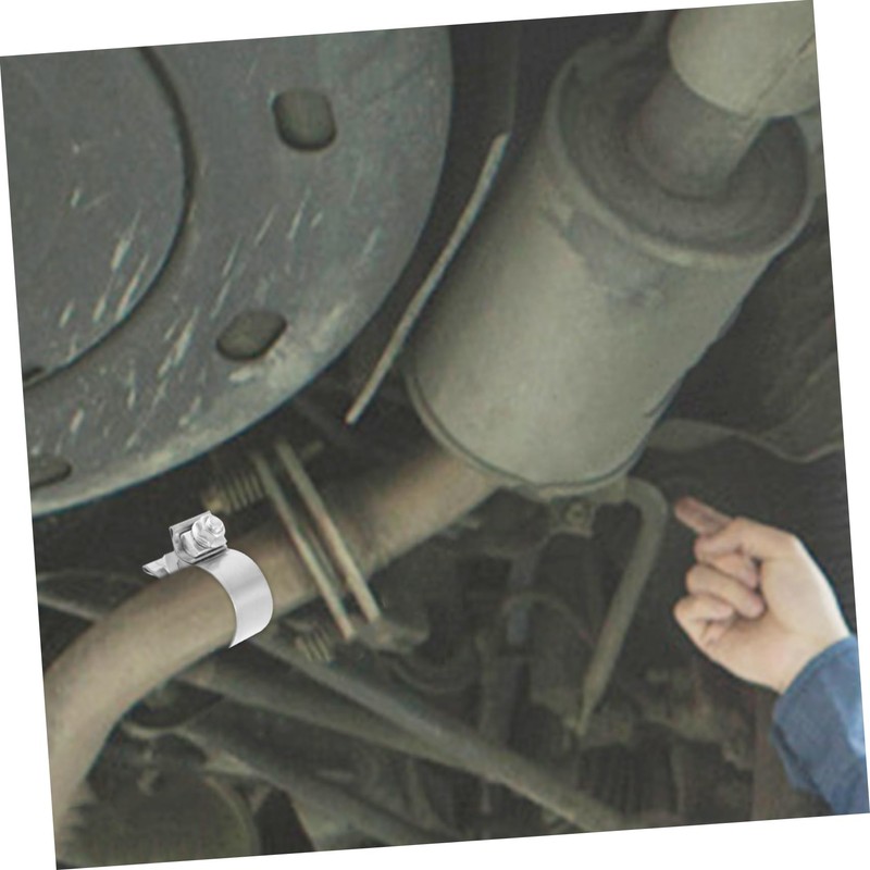 Tofficu Automotive Exhaust Clamp Exhaust Repair Part Durable and Resistant