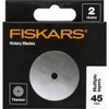 Fiskars 45mm Titanium Rotary Blades (2 Pack) - Rotary Cutter