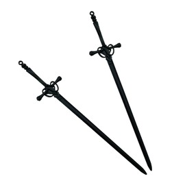 2 Pcs Metal Sword Hair Sticks Vintage Hair Chopsticks Simple and Elegant Hair Pins Sticks for Women and Girls Daily Wear