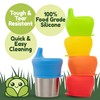 Healthy Sprouts Silicone Sippy Cup Lids - Spill Proof, Fits