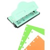 QWORK® Paper Hole Punch for Refillable Notebooks - Fits A4,