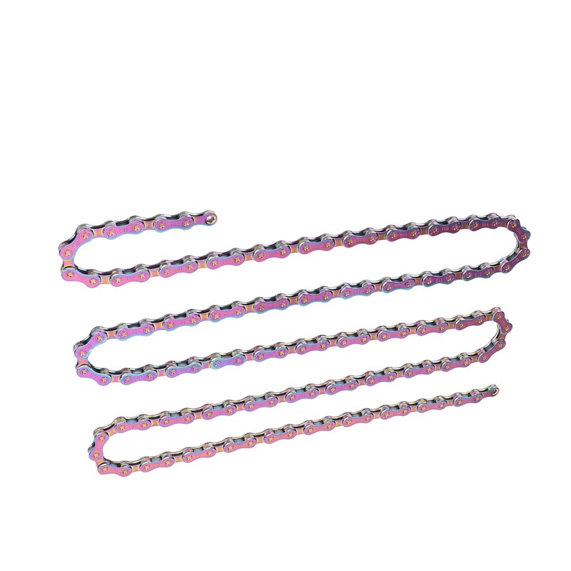 Mountain Bike Chain Fully Plated Rustproof Colorful 11 Speed Bicycle