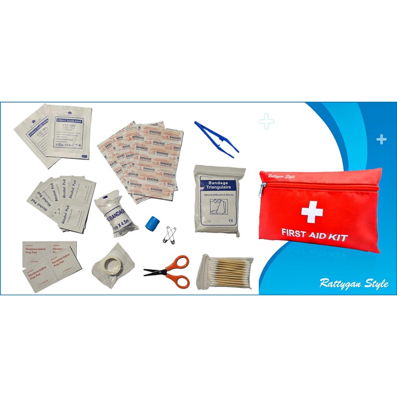 Rattygan Style Travel Survival First Aid Emergency Kit