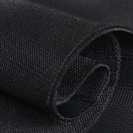 Breathable 3D Air Mesh Fabric,Light 3 Layers Sandwich Spacer Mesh Fabric, Apply to DIY Craft,Upholstery,Home Applications, Chair,Bags,Clothes,Shoes, Lining, 1yard/36"x56",Sold by The Yard (Black)