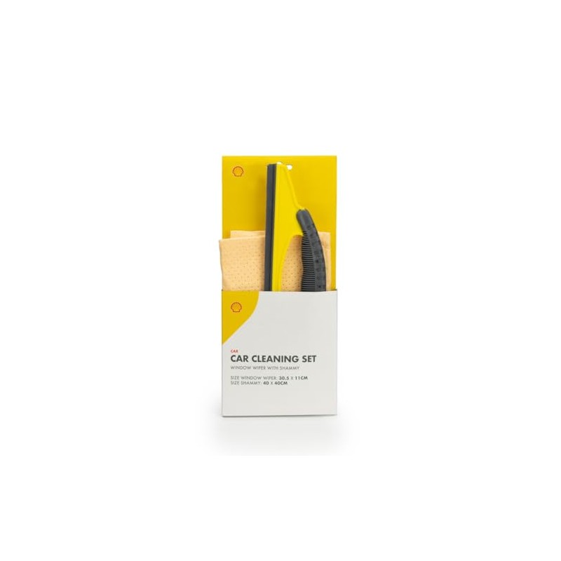 Shell Window Cleaning Set - Wiper & Shimmy