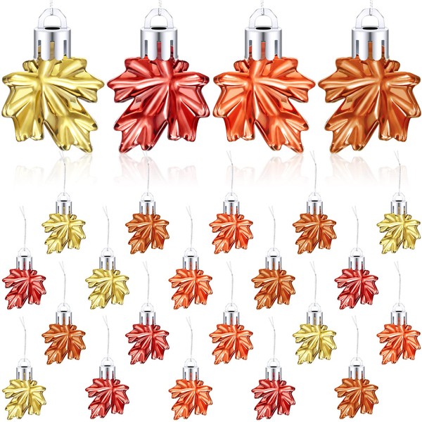Fall Maple Leaf Ornaments Thanksgiving Maple Leaf Hanging Pendant Small