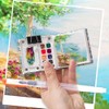 Brainy 9 Pcs Mini Portable Watercolor Palette Set Included Watercolor