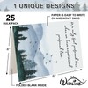 Whaline 25 Packs Funeral Thank You Cards Sympathy Thank You