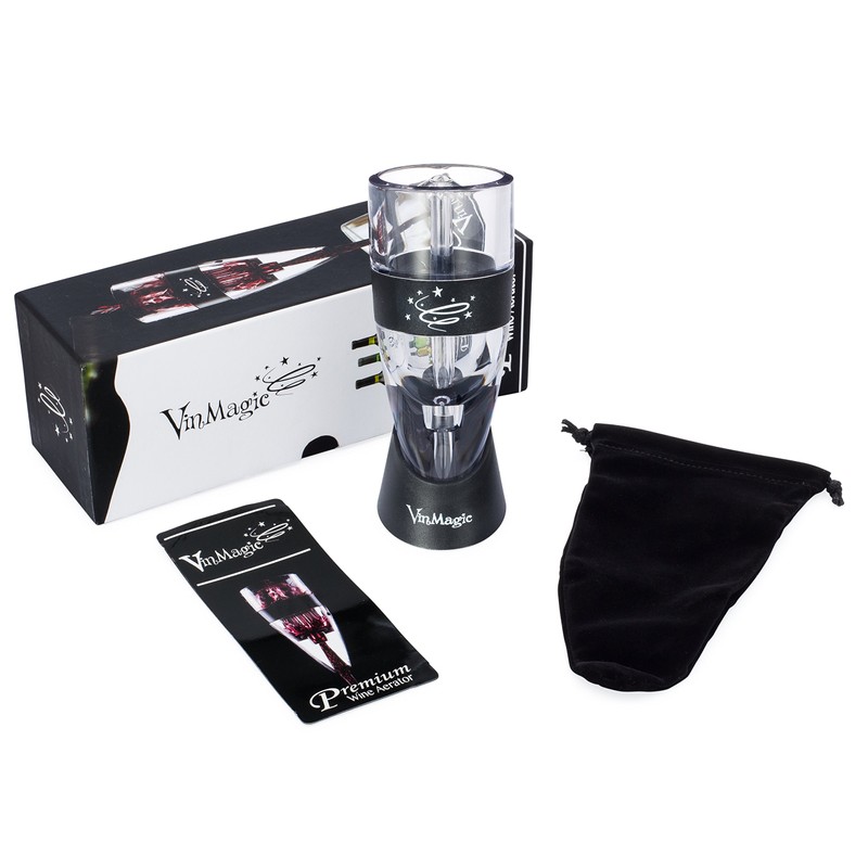 VinMagic Wine Aerator | 3 Stage Aerator Decanter Enhances Aroma,