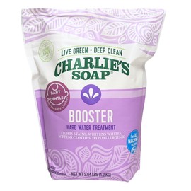 Charlie's Soap Booster & Hard Water Treatment Baby Gentle 2.64 LBS Natural Powdered Water Softener and Laundry Booster – Safe and Effective